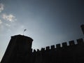 Castle of Trogir medieval town in Dalmatia Croatia UNESCO World Heritage Site Old city and building detail Royalty Free Stock Photo