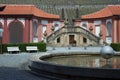 Castle Troja in Prague with fountain 2 Royalty Free Stock Photo