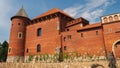 Castle in Tykocin - a royal castle from the 15th century located on the right bank of the Narew River in the town of Tykocin. Royalty Free Stock Photo