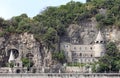 Castle under Gellert hill Budapest Royalty Free Stock Photo
