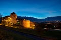 Castle of Vaduz in Liechtenstein Royalty Free Stock Photo