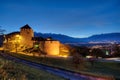 Castle of Vaduz in Liechtenstein Royalty Free Stock Photo