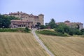 Castle in Val Tidone Piacenza, Italy Royalty Free Stock Photo