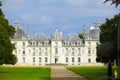 Castle of a valley of the river Loire. France. Cha Royalty Free Stock Photo