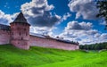 Castle in Veliky Novgorod. Saint Petersburg. Russia
