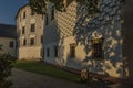 Castle Velke Losiny in summer sunny morning