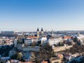 Castle in Veszprem in winter Royalty Free Stock Photo