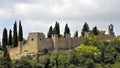 Castle wall in Portugal Royalty Free Stock Photo