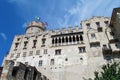 Castle wall and tower in Trento, Italy Royalty Free Stock Photo