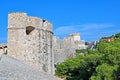 The Castle Walls trail in Dubrovnik Old Town. Royalty Free Stock Photo