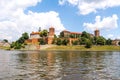 Castle Wawel in Krakow in sunny day Poland Royalty Free Stock Photo