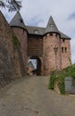 Castle Wildenburg in the german region called Eifel Royalty Free Stock Photo