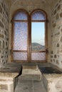 Castle window Royalty Free Stock Photo