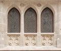 Castle windows Royalty Free Stock Photo