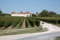 Castle wine yards of Saint Emilion Bordeaux Vineyards
