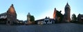 Castle Yard 360 Panorama Royalty Free Stock Photo