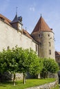 Castle of Yverdon (Switzerland) Royalty Free Stock Photo
