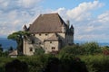 Castle of Yvoire at Lac Leman Royalty Free Stock Photo