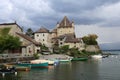 Castle of Yvoire at Lac Leman Royalty Free Stock Photo