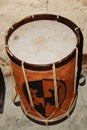 Medieval drum at the Castle Zumelle, in Belluno, Italy