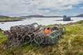 Castlebay at Barra in the Outer Hebrides Royalty Free Stock Photo