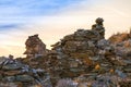 Castled stone house