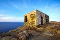 Castled stone house Royalty Free Stock Photo