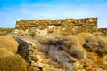 Castled stone house