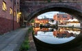 Castlefield canal Manchester Royalty Free Stock Photo