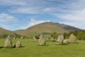 Castlerigg Stone Circle and Blencathra Royalty Free Stock Photo