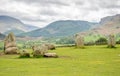 Castlerigg stone circle in England Royalty Free Stock Photo