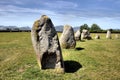 Castlerigg Stone Circle and mountains near Keswick Royalty Free Stock Photo