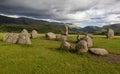 Castlerigg Stone Circle, near Keswick, Cumbria, England. Royalty Free Stock Photo