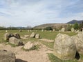 Castlerigg stone circle near Threlkeld, Cumbria Royalty Free Stock Photo