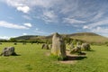 Castlerigg Stone Circle and Skiddaw, Royalty Free Stock Photo