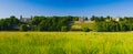 Castles on elbe river valley, dresden Royalty Free Stock Photo