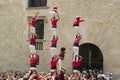 Castles Human Pyramid Royalty Free Stock Photo