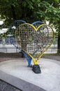 Castles of love in urban space as a symbol of fidelity to love