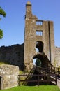 Castleton, Sherborne, Dorset: Sherborne Old Castle, exterior of the gatehouse Royalty Free Stock Photo