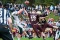 Castleton v Norwich College Football Royalty Free Stock Photo