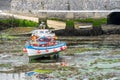 Castletown Harbour, Isle of Man, June 14,2019. Ebb tide in Castletown Harbour, Isle of Man Royalty Free Stock Photo