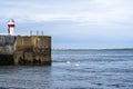 Castletown Harbour, Isle of Man.Castletown is a town in the Isle of Man, geographically within the historical parish of Malew but Royalty Free Stock Photo