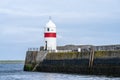 Castletown Harbour, Isle of Man.Castletown is a town in the Isle of Man, geographically within the historical parish of Malew but Royalty Free Stock Photo