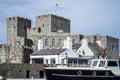Castletown,Isle of Man, June 16, 2019. Castle Rushen is a medieval castle located in the Isle of Man`s historic capital, Royalty Free Stock Photo