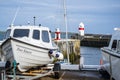 Castletown, Isle of Man, June 16, 2019. Castletown Harbour, Isle of Man Royalty Free Stock Photo