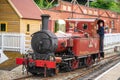 Castletown,Isle of Man, June 16, 2019. The Isle of Man Railway is a narrow gauge steam-operated railway connecting Douglas with