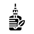castor oil glyph icon vector illustration