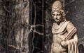 Castor or Pollux marble Statue from Italy Royalty Free Stock Photo