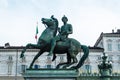 Castore and Polluce, Castello Square, Turin, Piedmont, Italy