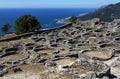 Castro de Santa Trega, Galicia, Spain. Southernmost and famous point of Galicia coast. At river delta of river Mino.